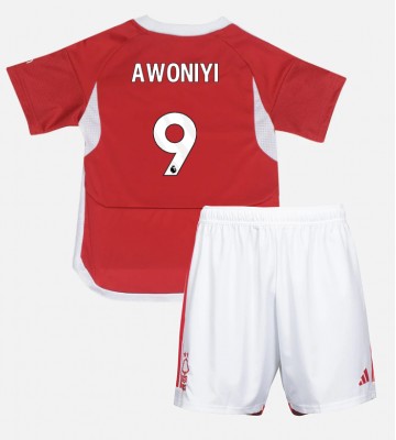 Nottingham Forest Taiwo Awoniyi #9 Hemmakläder Barn 2023-24 Kortärmad (+ Korta byxor)